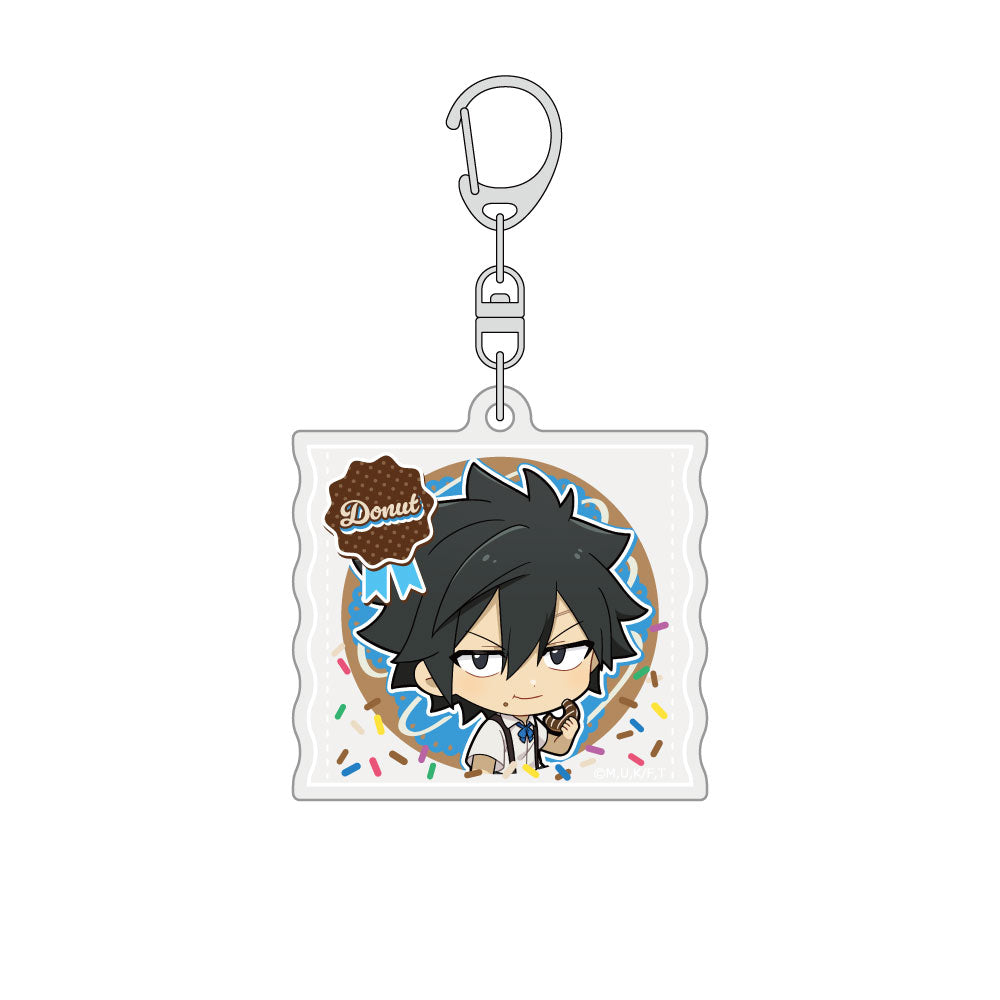 FAIRY TAIL 100 YEARS QUEST - GRAY DONUT ACRYLIC KEYCHAIN