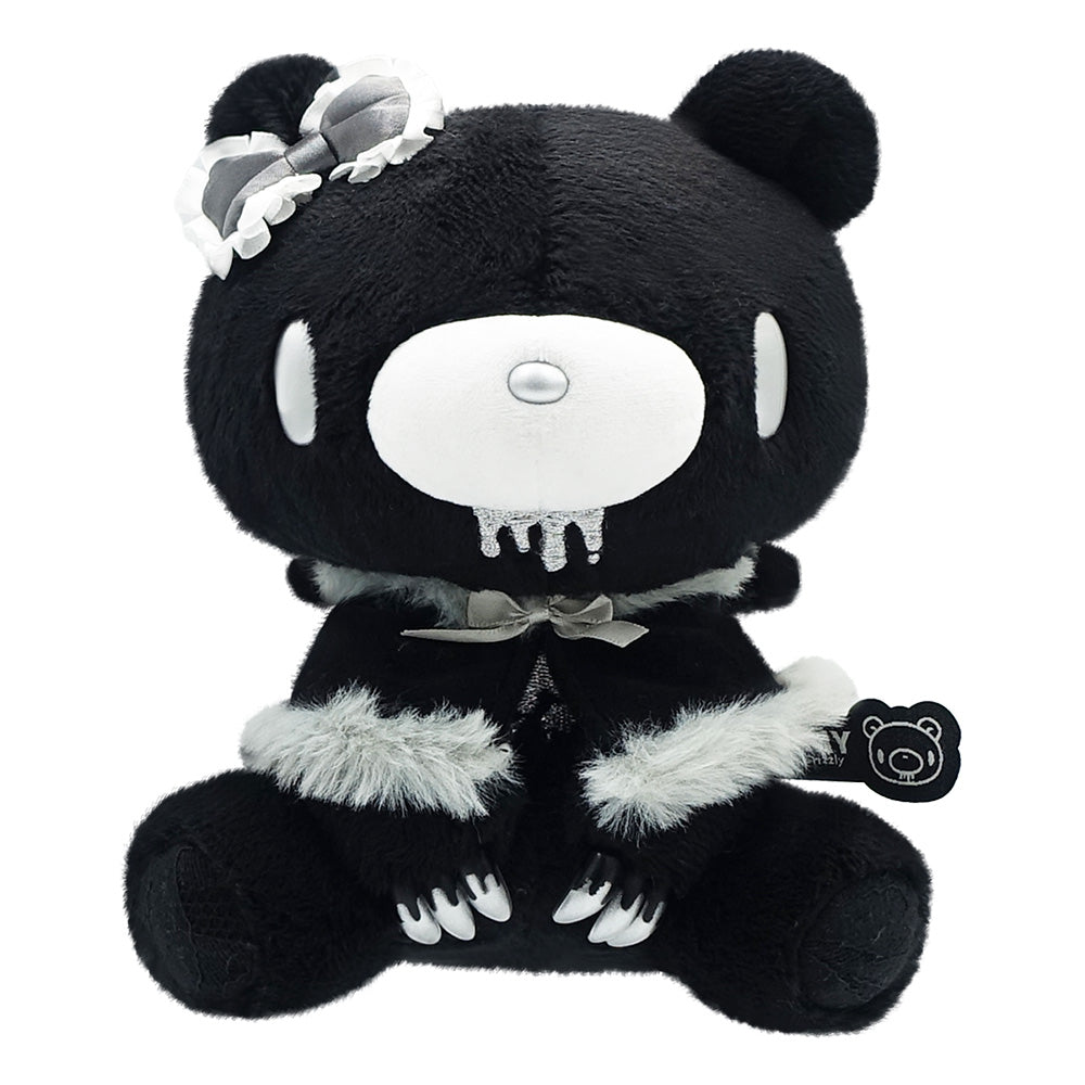 GLOOMY: THE NIGHTY GRIZZLY - TENORI ENSHRINEMENT RIBBON ANGEL VER. BLACK ANGEL PLUSH