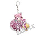 HATSUNE MIKU X MANEKI-NEKO DIE-CUT MEGURINE LUKA ART BY RASSU ACRYLIC KEYCHAIN