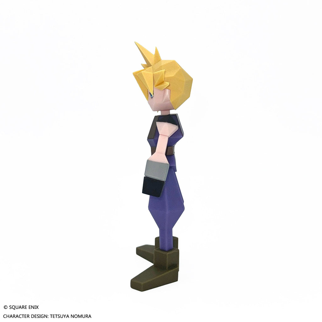 FINAL FANTASY VII - CLOUD STRIFE POLYGON SOFT VYNL FIGURE