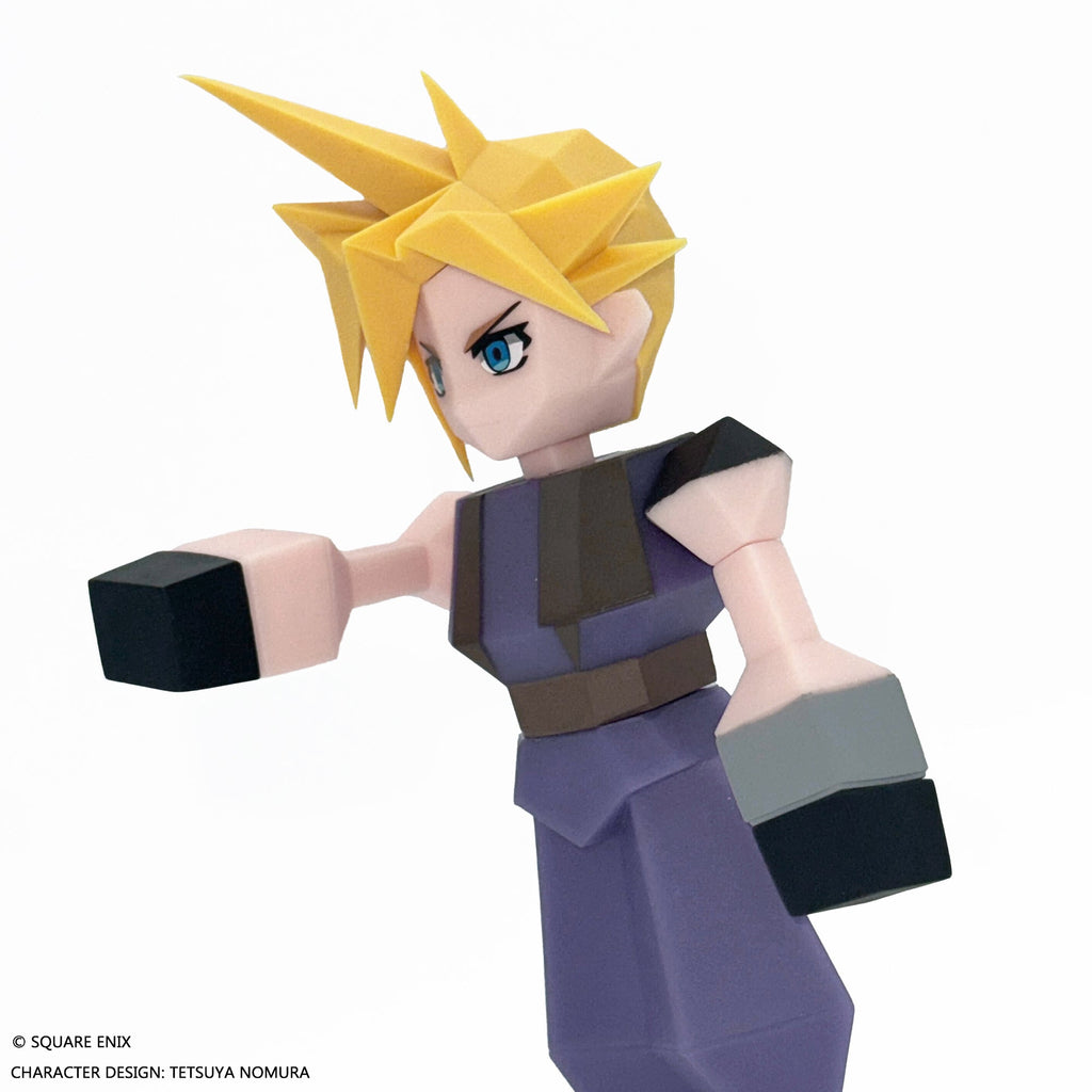 FINAL FANTASY VII - CLOUD STRIFE POLYGON SOFT VYNL FIGURE