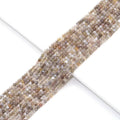 Genuine Botswana Agate Faceted Cube Beads, 2.5mm, Sku#U1539