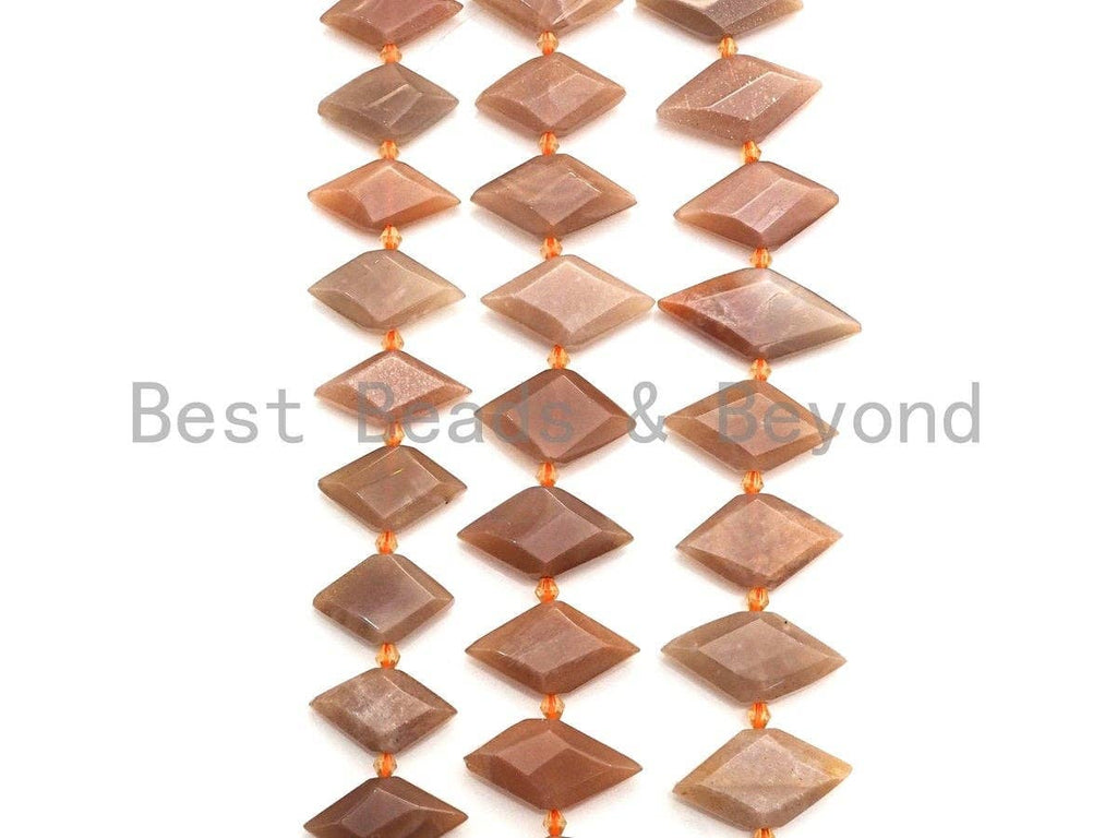 High Quality Natural Peach Moonstone Horse Eye Shape Beads, Natural Moonstone beads, 16x30mm, sku#U671
