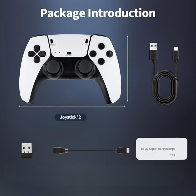 2026 M15 plus Retro Game Console Upgrade, Includes Game Stick, Wireless Controller, Game Simulator, Perfect for Nostalgia Gaming