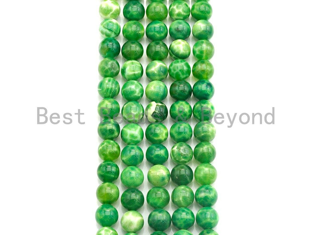 Natural Chalcedony Beads, Round Smooth 6mm/8mm/10mm/12mm, 15.5" Full Strand, sku#U690