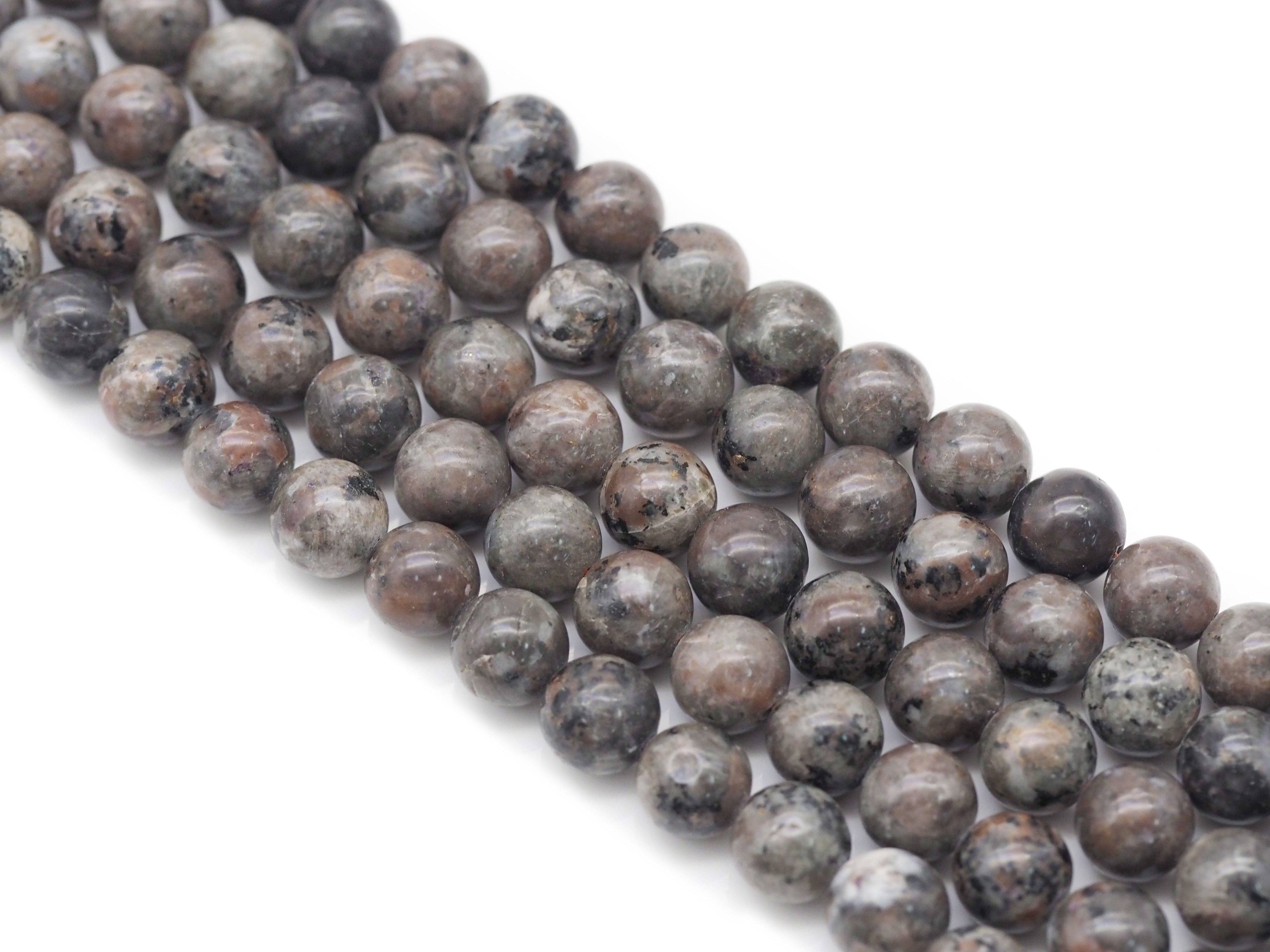 Genuine Yooperlite Round Smooth Beads, Sku#U1386