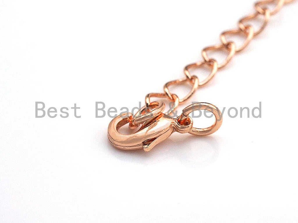 5pc  Lobster Clasps with extention Chain, sku#A98