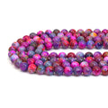 12mm Galaxy Agate Round Smooth Beads, Sku#U1889