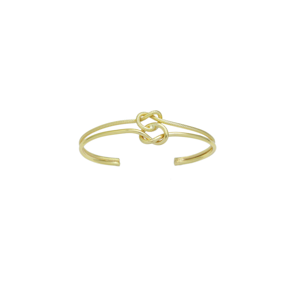 Double Knot Cuff Bracelet, Sku#A282