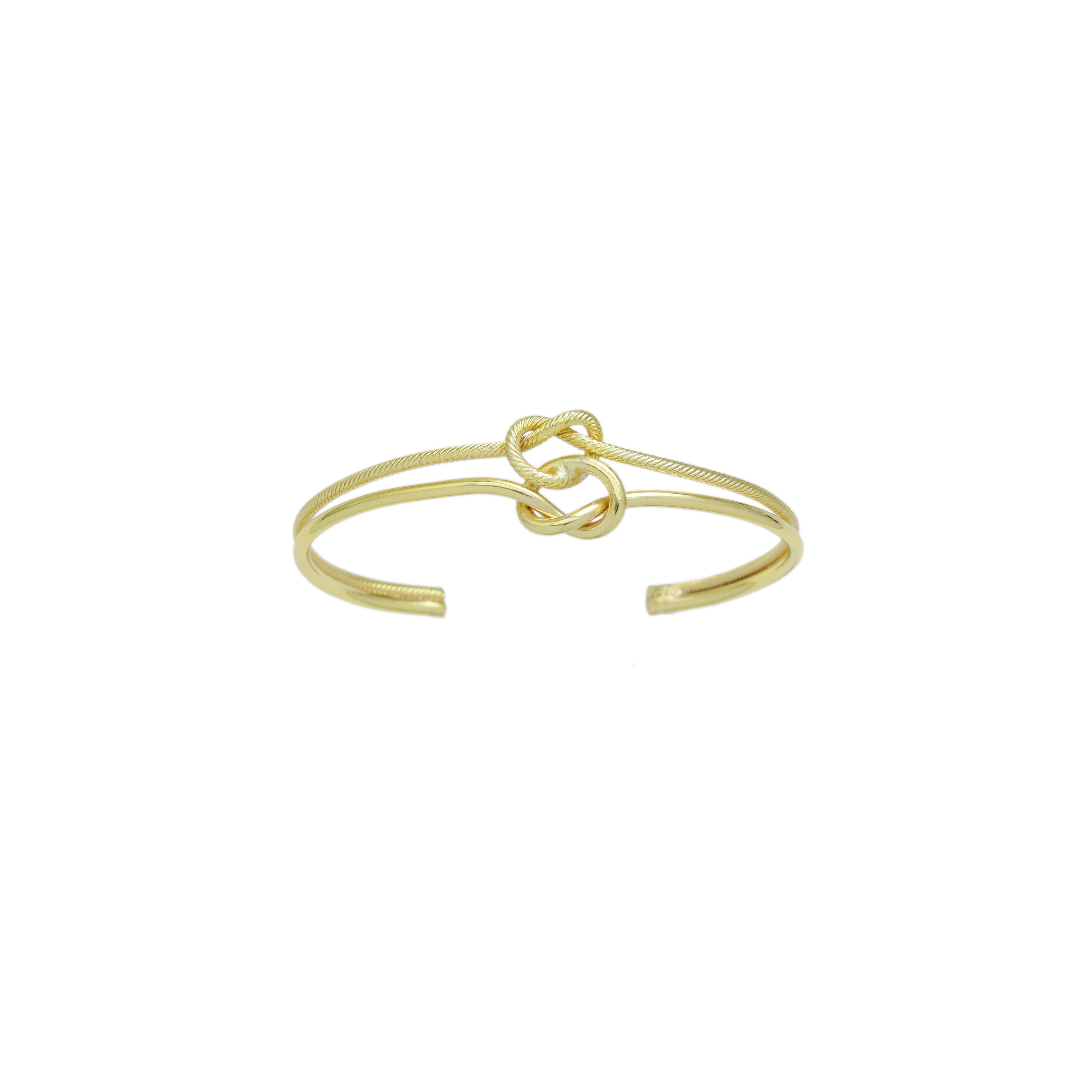 Double Knot Cuff Bracelet, Sku#A282