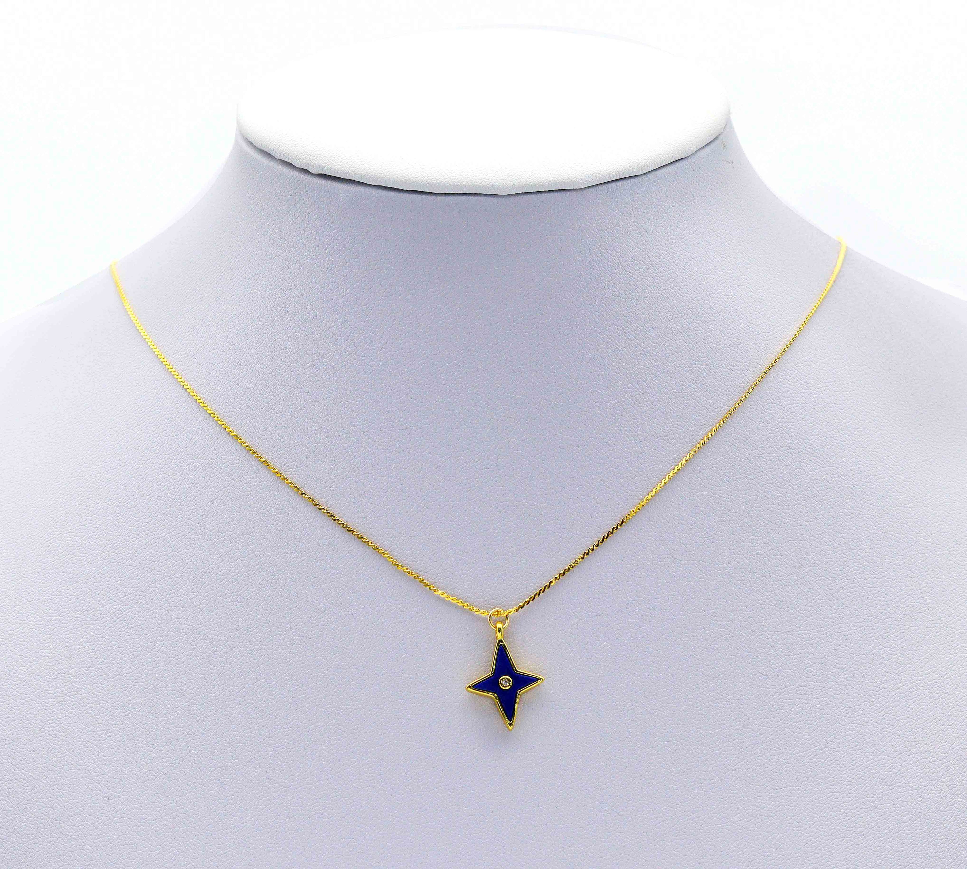 North Star Gemstone Charm, Sku#LY07