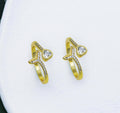 CZ  Whale Tail Heart Ring, Sku#LD300