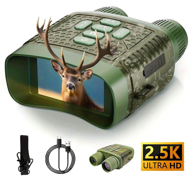 Night Vision Goggles-Night Vision Binoculars,2000 Mah Battery,7 Levels Infrared,6X Digital Zoom,Wildlife Observation,Hunting,Camping