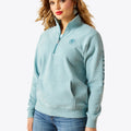 Teal Foundation 1/2 Zip | Ariat