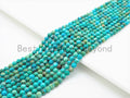 Natural Faceted Round Turquoise Beads, SKU#U326