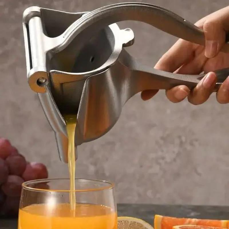 Efficient Juice Squeezer - Easy-To-Clean Heavy-Duty Professional Citrus Juicer Extraction Manual Citrus Squeezer Press Kitchen Tools for Moms Christmas Gifts - Aluminium