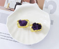 Gold Amethyst Adjustable Ring, Sku#YT33