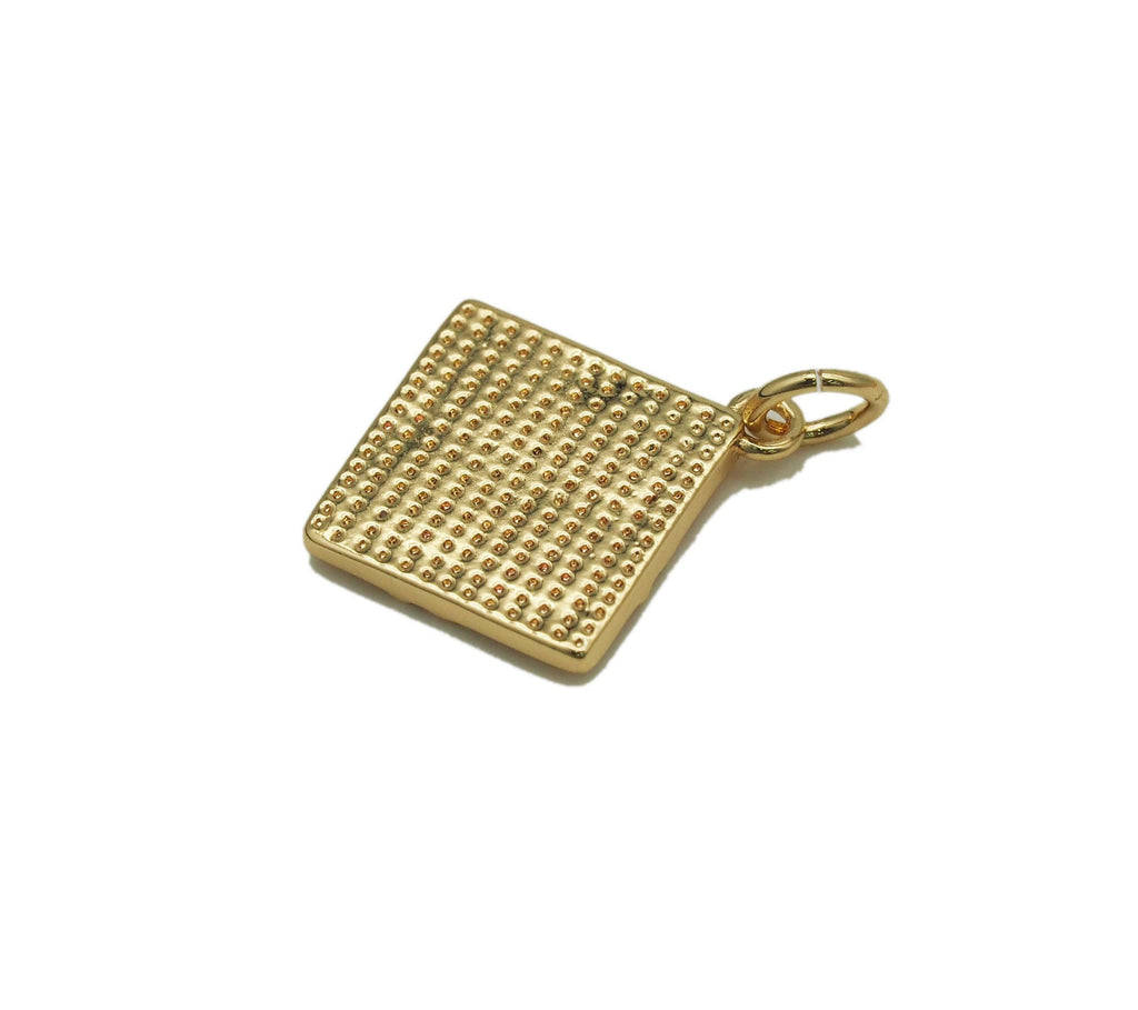 Enamel Dot Charm, Sku#F1458