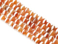 Tibetan Agate with White Line Round Smooth Beads, Sku#U1342