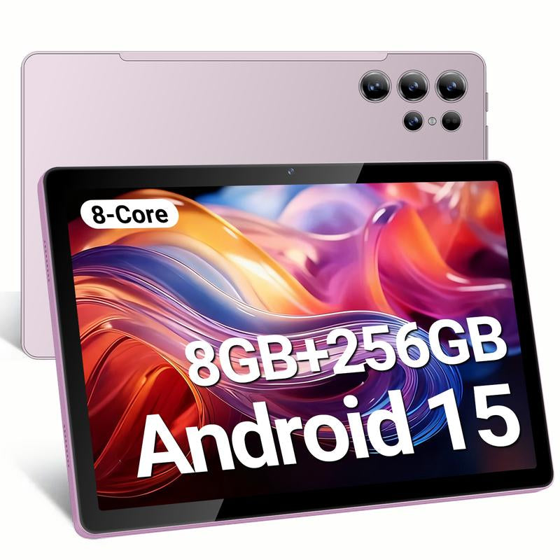【2026 New Year Gift】X9 Tablet 256GB ROM Touchscreen Dual Camera Bluetooth Keyboard Case Mouse Stylus Type-C Charging Large Storage Portable Cellphone Smartphone