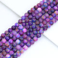 Galaxy Jade Round Smooth Beads, Sku#U2016