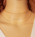 Dainty Oval Rolo link Gold unfinished chain by yard,sku# LX164