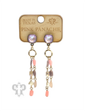Lavender and Pink Earrings
