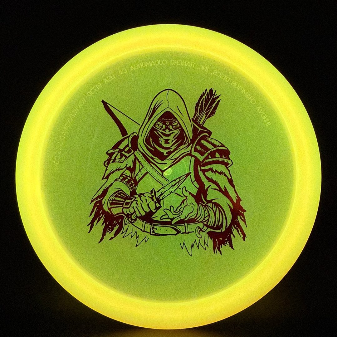 Classic Glow Champion Fairway Disc - Dark Rebel