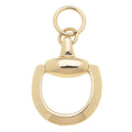 Horsebit Charm in Shiny Gold