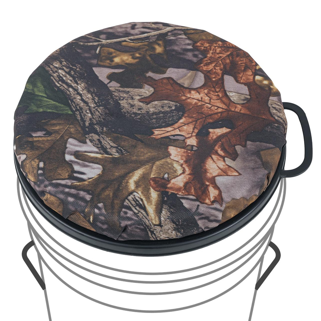 ZAIXIA Siège de seau de 5 gallons Siège pivotant à 360 degrés Couvercle de seau de coussin en mousse avec housse imperméable pour la chasse à la colombe et au canard, la pêche, le baseball, le jardinage et le camping