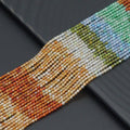 2mm Multicolor Agate Round Faceted Beads, Sku#U2185