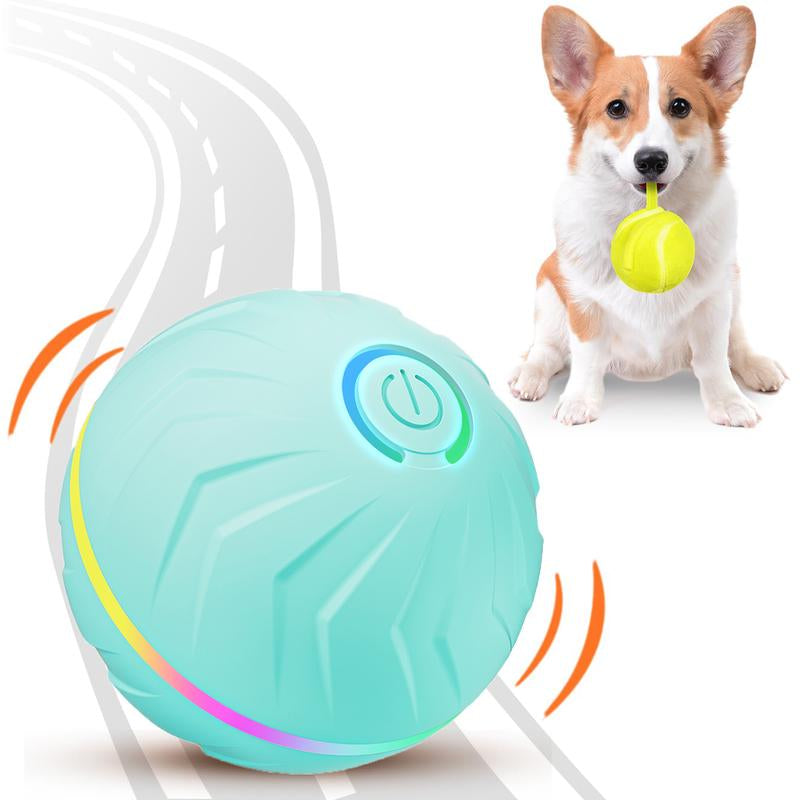 Interactive Touch-Activated Dog Ball - Moving, Vibrating Toy for Small & Medium Dogs - Anti-Boredom, USB Rechargeable Fun!