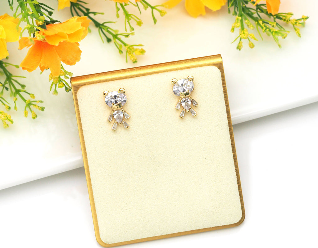 Cute Bear Stud Earrings, LD189