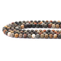 Genuine American Picture Jasper Round Smooth Beads, 8mm/10mm, Sku#U1726
