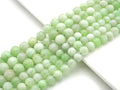 Quality Natural Light Green Quartz Round Smooth Beads, 6mm/8mm/10mm Genuine Quartz Beads, 15.5'' Full Strand, Sku#U1172
