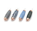 Large Natural Tibetan Agate Barrel Shape Spacer Beads, sku#U1003