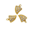 CZ Horn Shape Pendant, Sku#LK204
