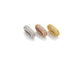 Big Hole CZ Pave Oval beads, Cubic Zirconia Spacer Beads, European Large hole Oval Bead, 3x7x11mm, sku#Z884