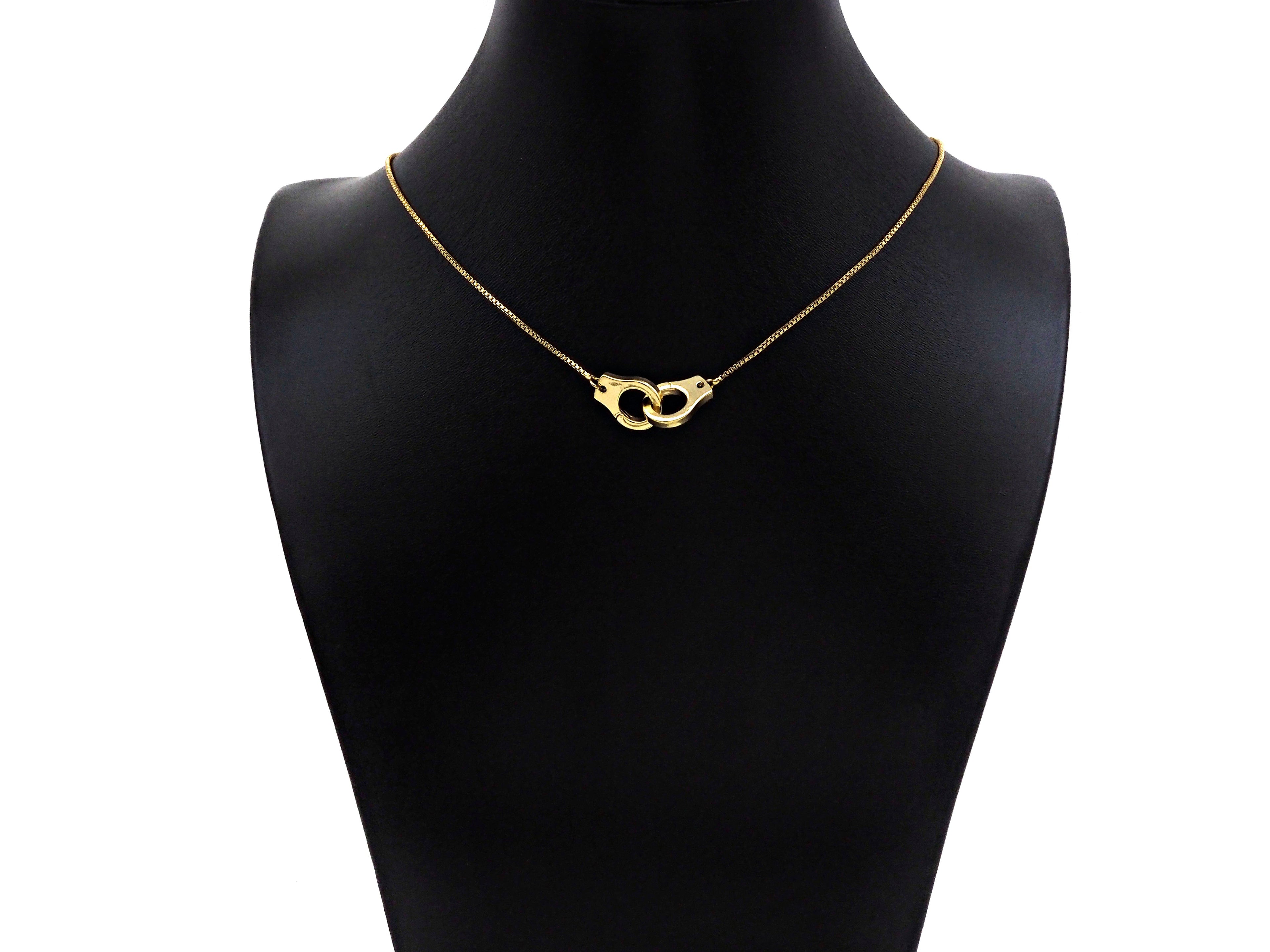 18K Dainty Gold Hand Cuff Shape Connector, Necklace Bracelet Links,11x15mm, Sku#LD26