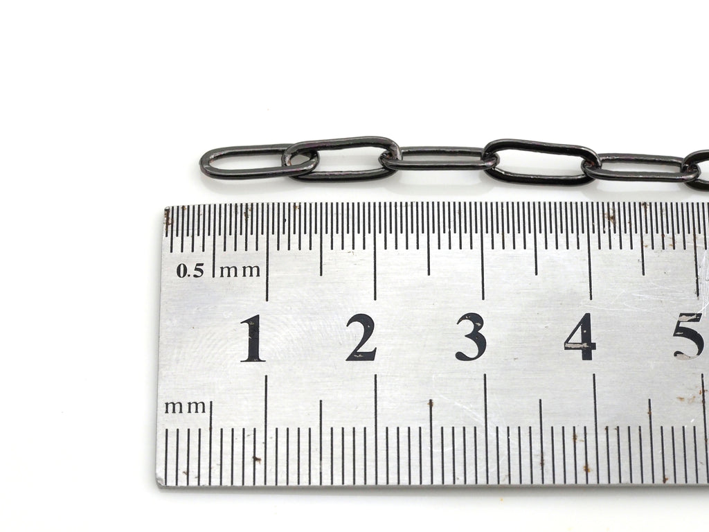 4x11mm Small Size Paper Clip Chain by Yard,SKU#E503