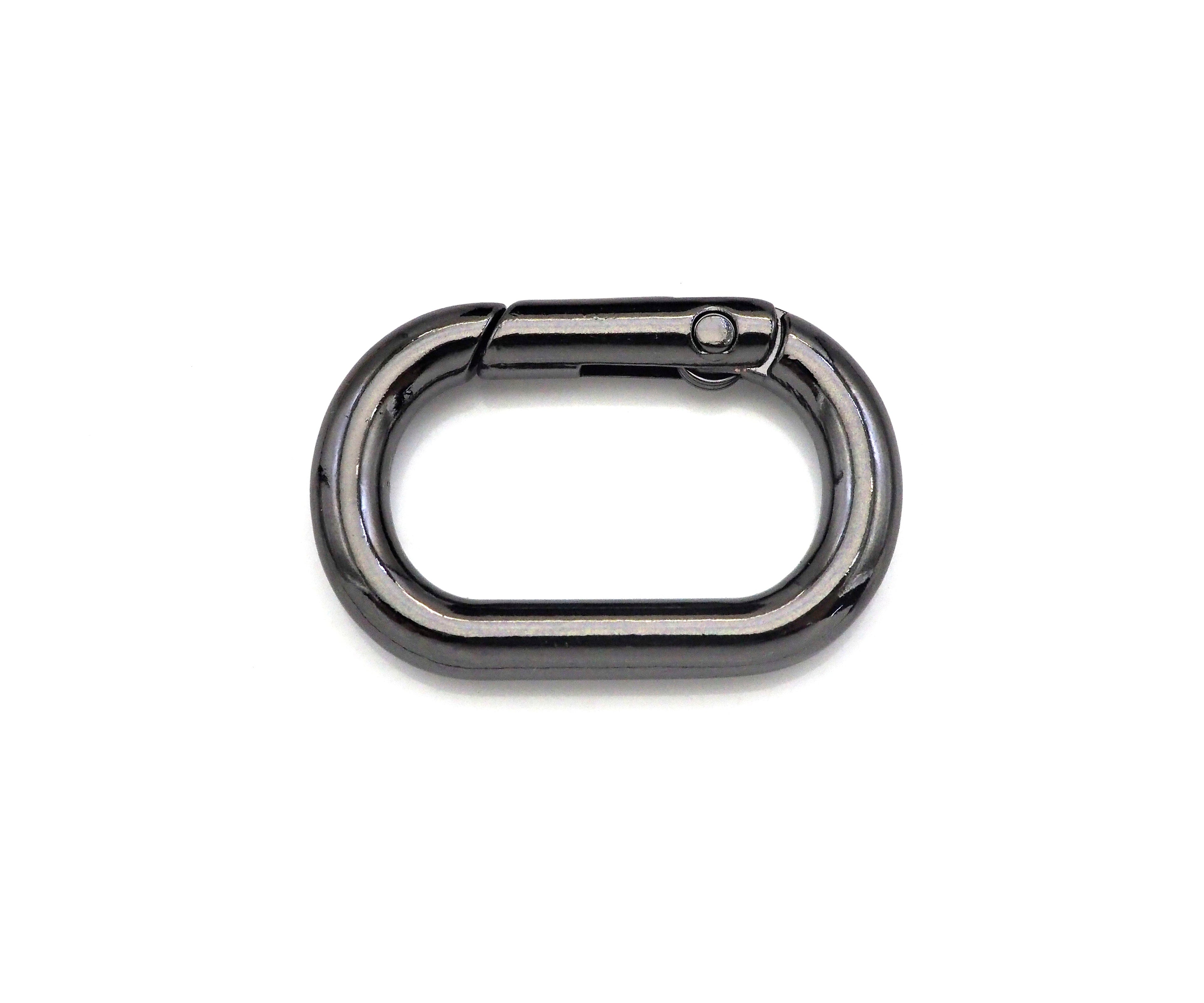 30mm Oval Spring Gate, Gold/Silver/Gunmental Oval Clasp, Snap Clip Trigger Clasp, Spring Buckle for Chain Purse Key Jewelery, sku#H308C