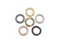 CZ Micro pave Round Clasp with Easy Open spring, sku#H260