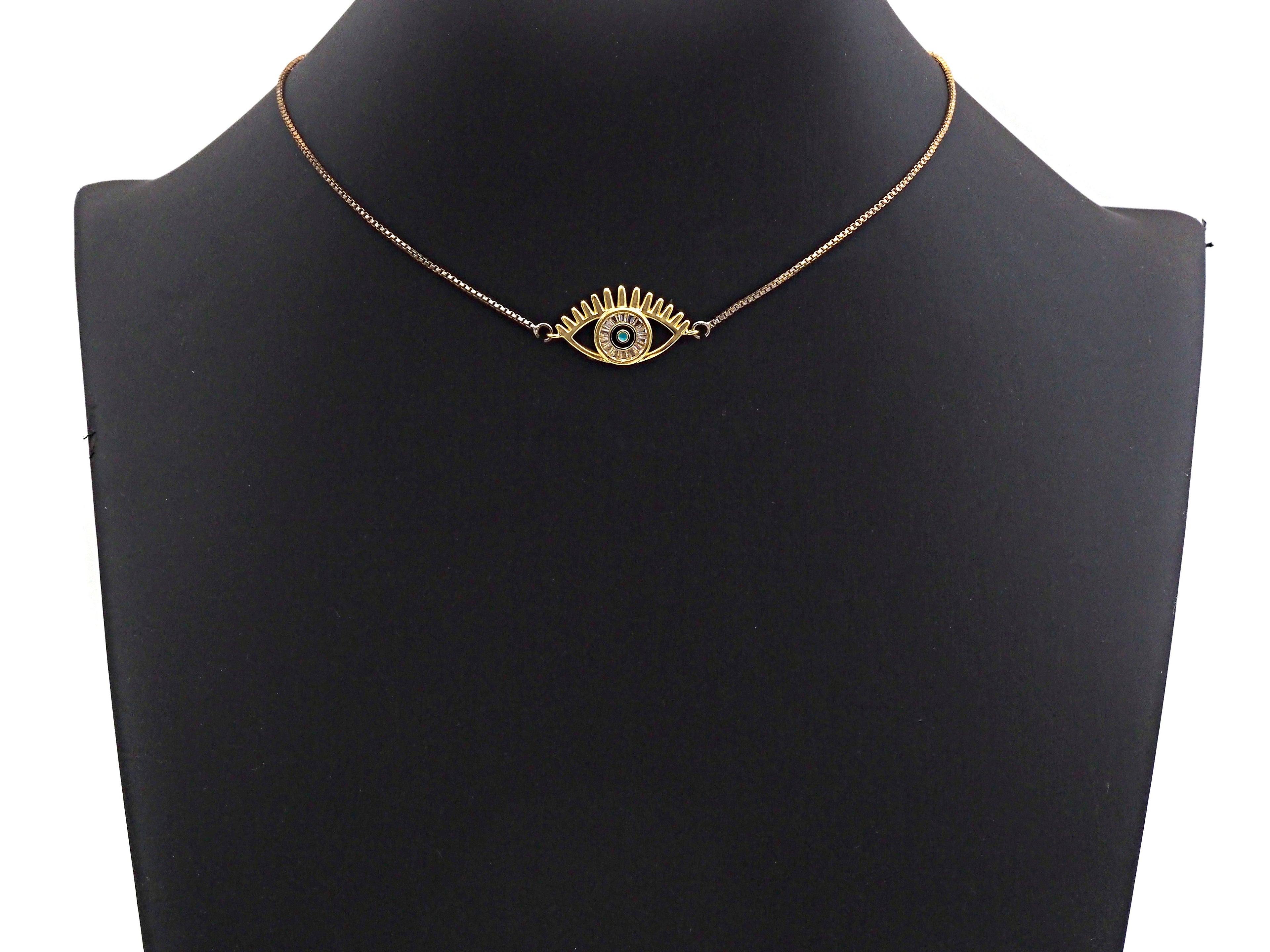 Enamel Colorful Evil Eye With Eyelash Pendant,CZ Micro Pave Oil Drop pendant,Enamel pendant,Enamel Jewelry,14x26mm,sku#Z676