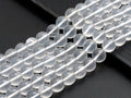 Natural Milky Quartz round smooth, 8mm/10mm/12mm, 15.5" Full Strand, sku#U609
