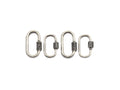 CZ Micro Pave Oval Shape Clasp, Antique Silver Carabiner Clasp, 13x24mm/15x29mm, sku#H165