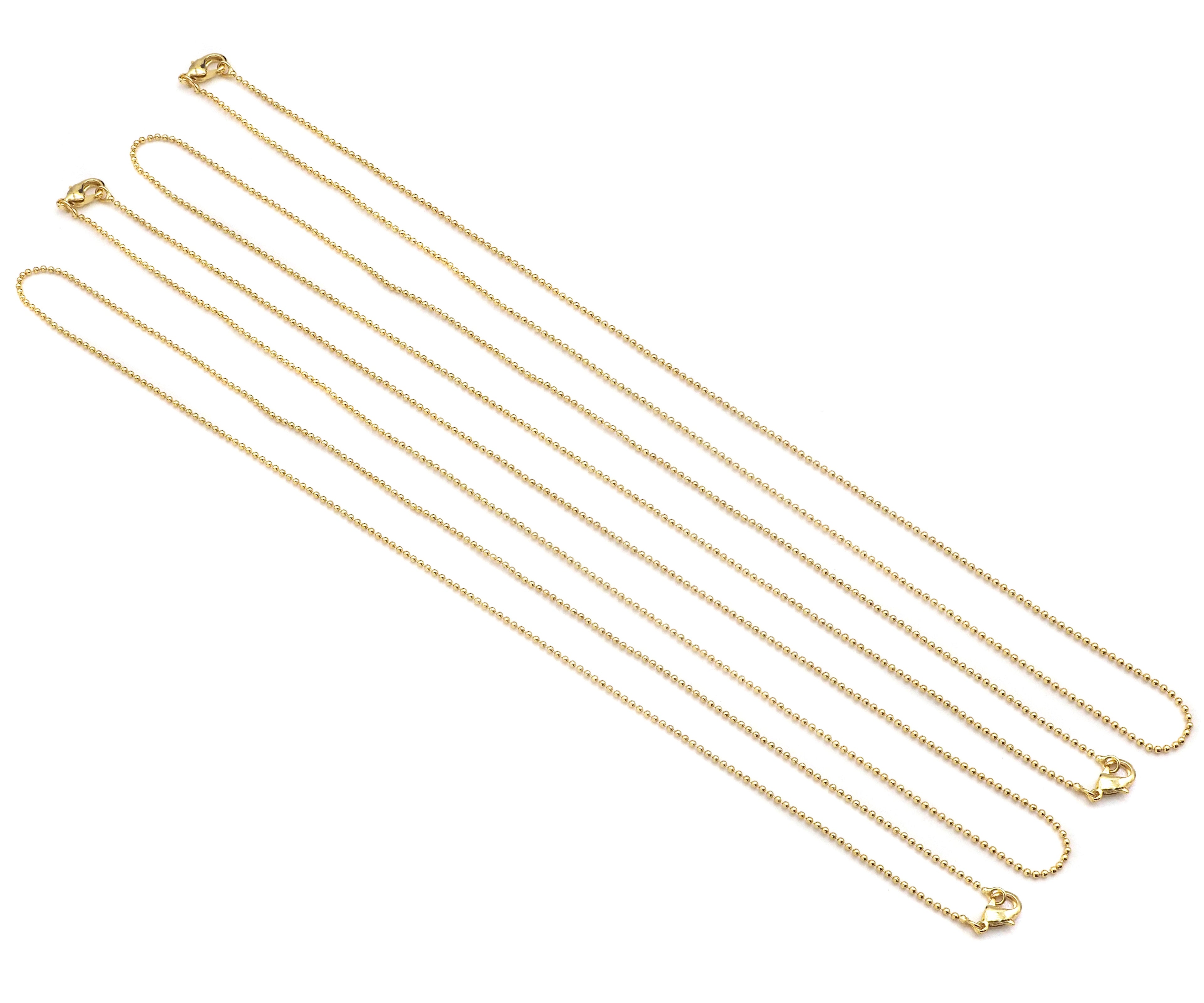1.2mm/2mm Ball Bead Necklace, SKU#FH151