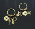 Pave North Star Evil Eye Pineapple Cubic Zirconia, F1197