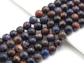 Gorgeous Orange Sodalite Beads, 8mm/10mm Round Smooth, Natural Oragne Sodalite Beads, 15.5" Full Strand, sku#U620