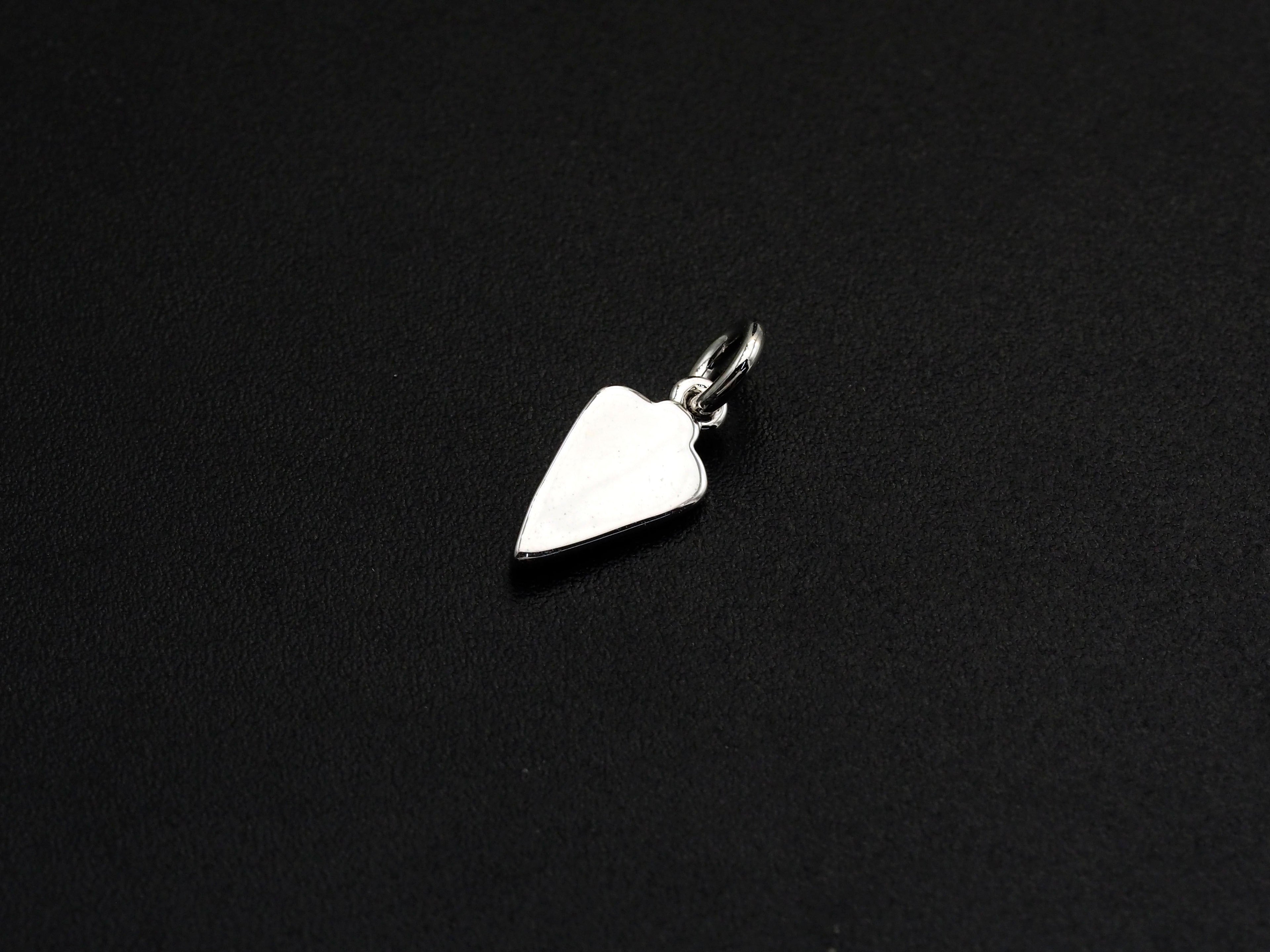 CZ Micro Pave Arrowhead Shape Pendant, Cubic Zirconia Pave Pendant/Charm, Necklace Pave Pendant, 6x13mm, sku#Z836
