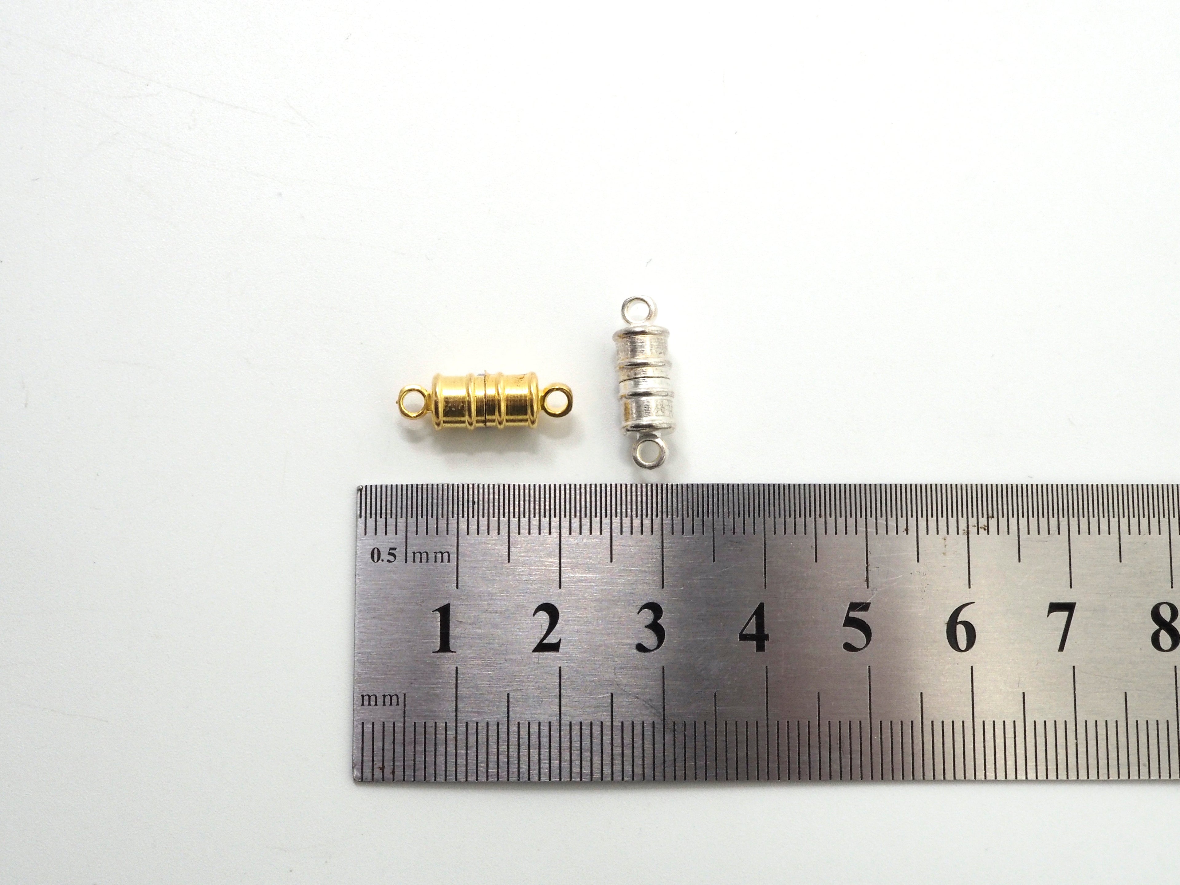 Silver/Gold/Black/White Plated Strong Magnetic Cylinder Clasp,6X17mm Clasps,Beading supplies, SKU#C66
